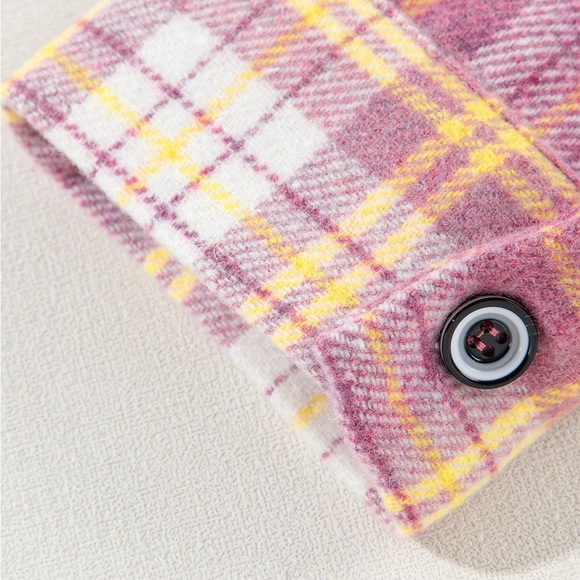 Pink Flannel Oversized Shirt - Picture 2 of 4